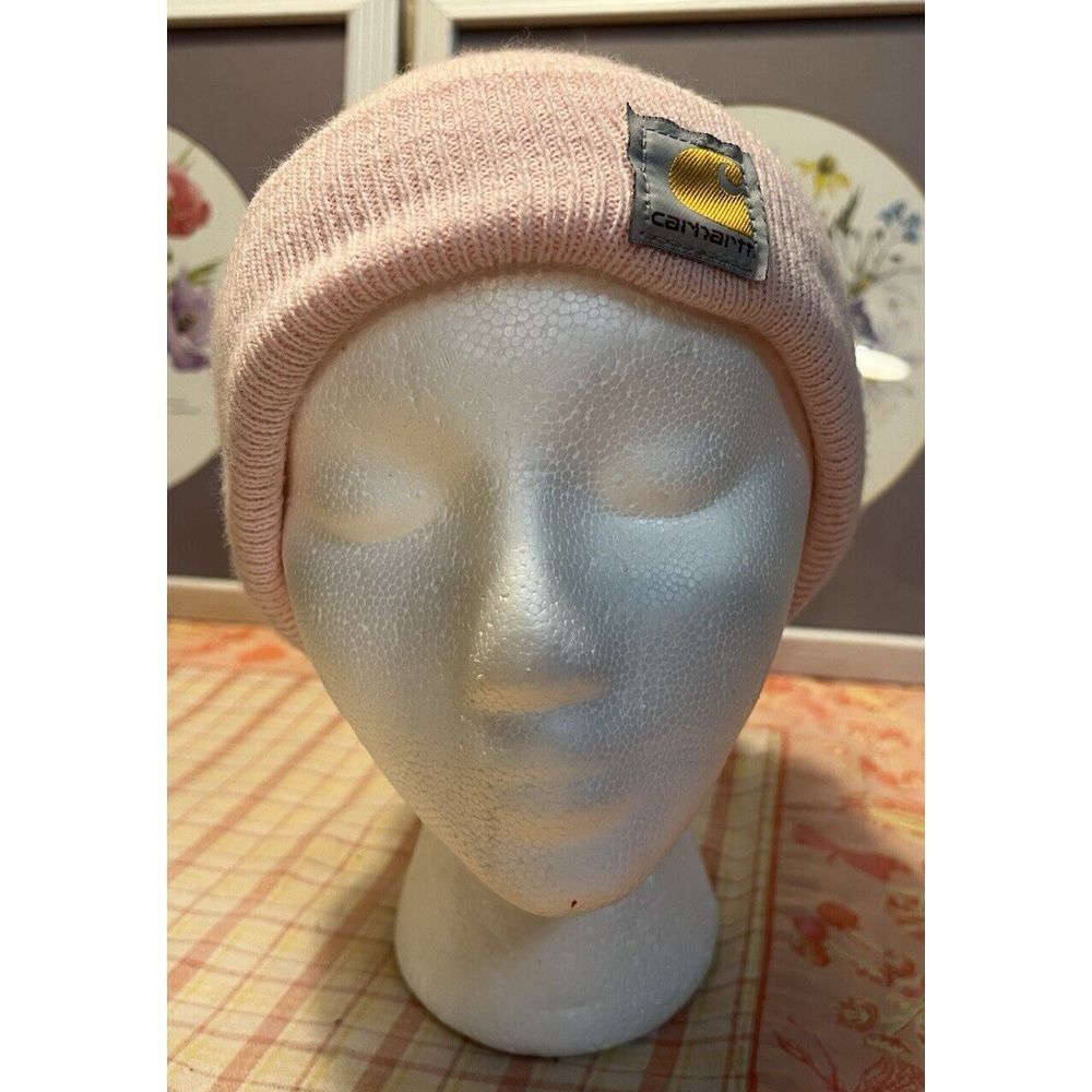 Carhartt Infant/Toddler Knit Cuffed Beanie Knit Stocking Cap‎ Winter Hat Pink